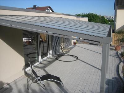 berdachungen mit Beschattung