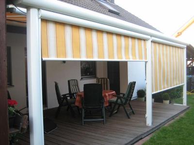 berdachungen mit Beschattung